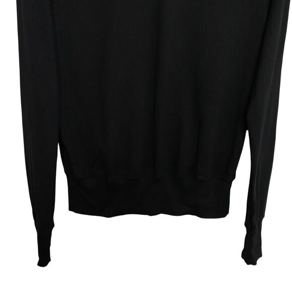 AG Adriano Goldschmied Womens S Black Sweatshirt Crewneck Boxy Cozy Sweater NEW - Picture 5 of 8